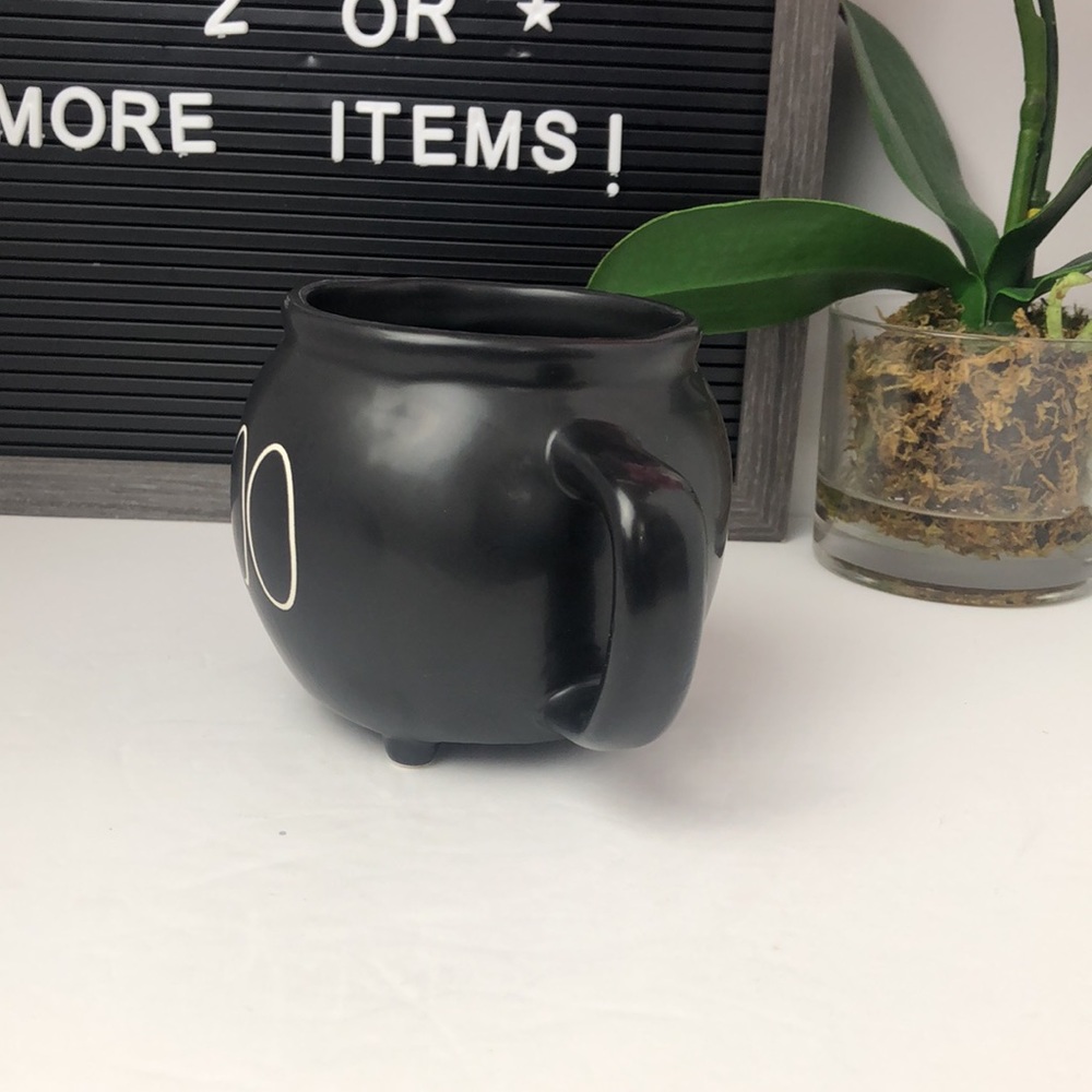 🎃VHTF RARE New Rae Dunn black BOO mug - Picture 5 of 8